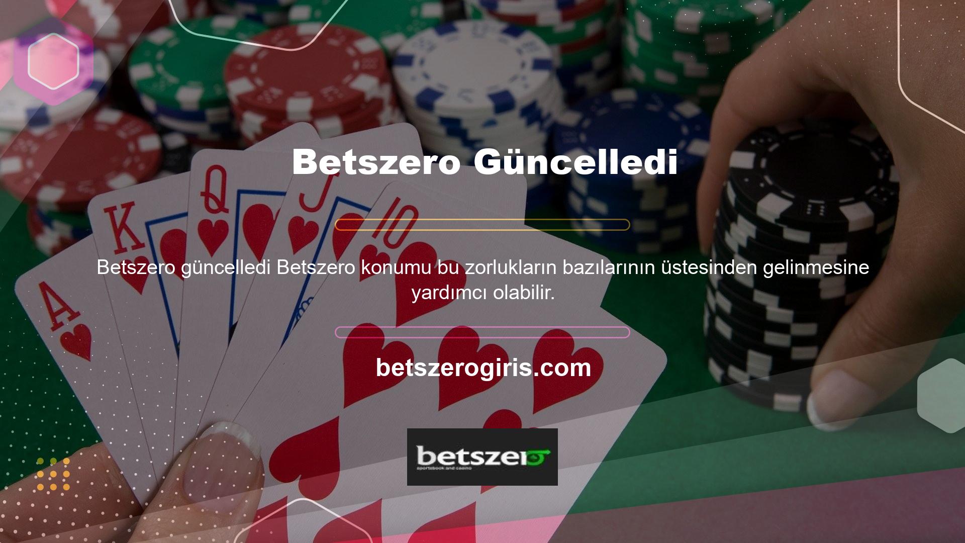 BTK yakın zamanda Betszero hesap koruma ücreti web sitesini engelledi, bu nedenle Betszero giriş adreslerini Betszero